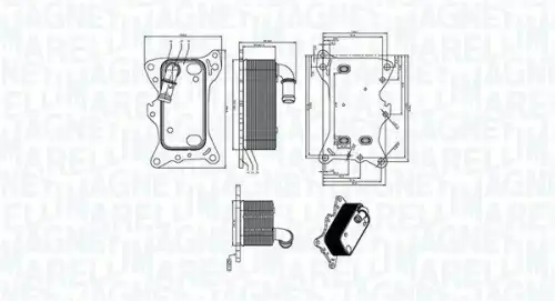 Масляный радиатор MAGNETI MARELLI 350300006300