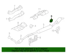 крепление глушителя Opel 10448573 GM
