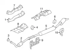 крепление глушителя Opel 10448573 GM