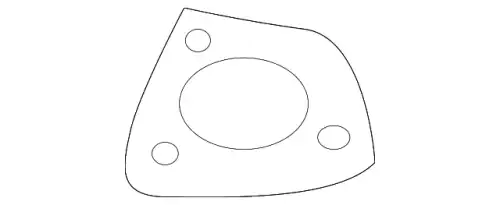 Прокладка глушителя MAZDA KL1940450