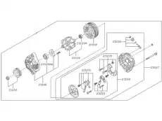 генератор Niss 231000S200 NISSAN