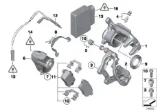 Тормозные колодки дисковые BMW 34 21 6 797 861