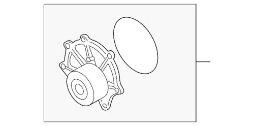 помпа Rov PEB102240L LAND ROVER