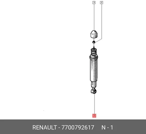 renault 19 зад 7700792617