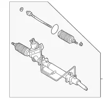 Рулевая рейка SUZUKI 4858065D51