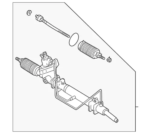 Рулевая рейка SUZUKI 4858065D51