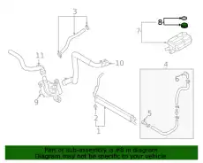 CAP ASSY-RADIATOR 25330P4000 KIA