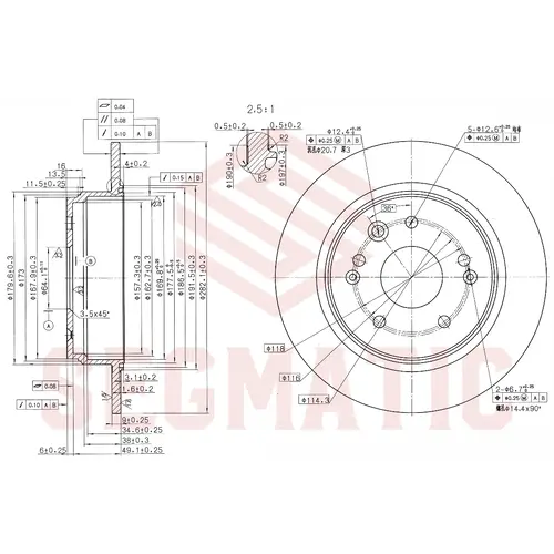 Тормозной диск SEGMATIC SBD30093528