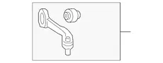 Рычаг подвески PORSCHE 4M0 407 510B
