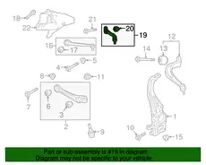 Рычаг подвески PORSCHE 4M0 407 510B