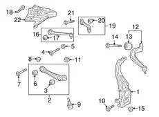 Рычаг подвески PORSCHE 4M0 407 510B