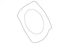 Gasket, housing cover (crankcase) 12581254 GMC