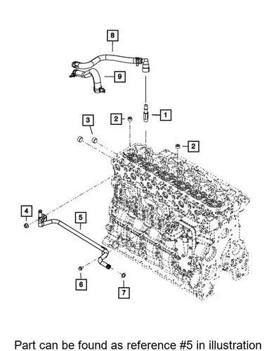 Прокладка глушителя DODGE 68094 631AA