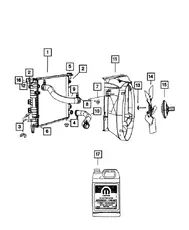 Mounting, control/trailing arm 5151200AA DODGE