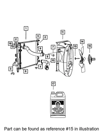 Mounting, control/trailing arm 5085532AE DODGE