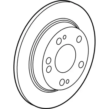 Тормозной диск HONDA 42510T38A00