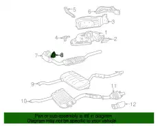 Прокладка глушителя VOLVO 1275549
