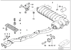 Уплотнительное кольцо ! \BMW 3' E36, E46, Classic Motorsport, Z3, Z4 E85, E86 18 11 1 723 379