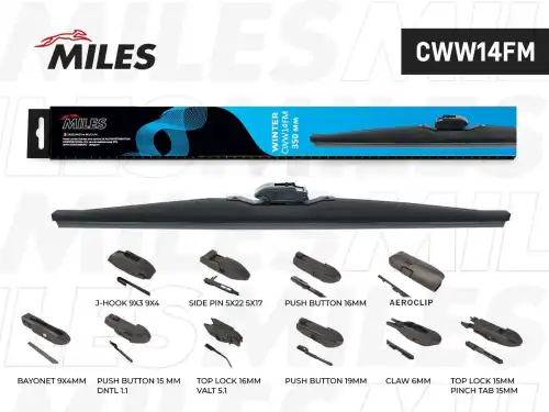 Щетка стеклоочистителя CWW14FM MILES