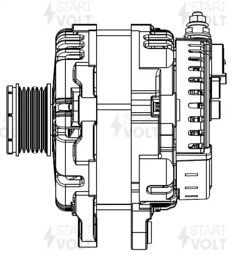 Генератор СТАРТВОЛЬТ LG 2744