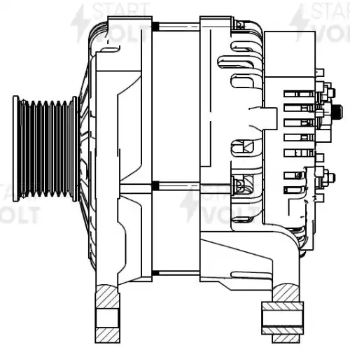 Генератор СТАРТВОЛЬТ LG 1652