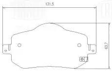 Тормозные колодки дисковые TRIALLI PF 4434
