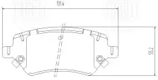 Тормозные колодки дисковые TRIALLI PF 4411