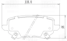 Тормозные колодки дисковые TRIALLI PF 4427
