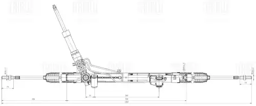 Рулевая рейка TRIALLI CRS 1028
