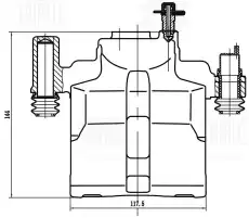 Суппорт тормозной TRIALLI CF 203301