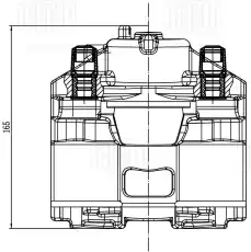 Суппорт тормозной TRIALLI CF 200101