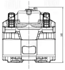 Суппорт тормозной TRIALLI CF 200102