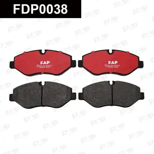 Тормозные колодки дисковые FAP FDP0038