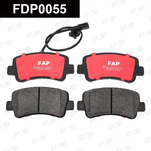 Тормозные колодки дисковые FAP FDP0055