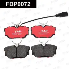 Тормозные колодки дисковые FAP FDP0072