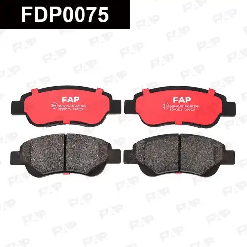 Тормозные колодки дисковые FAP FDP0075