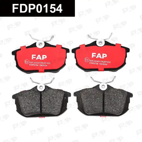Тормозные колодки дисковые FAP FDP0154