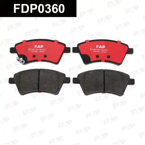 Тормозные колодки дисковые FAP FDP0360