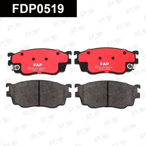 Тормозные колодки дисковые FAP FDP0519