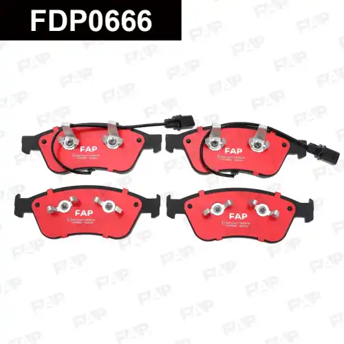 Тормозные колодки дисковые FAP FDP0666