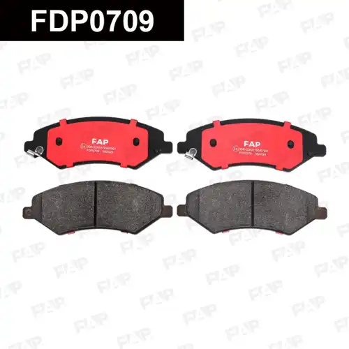 Тормозные колодки дисковые FAP FDP0709