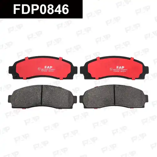 Тормозные колодки дисковые FAP FDP0846
