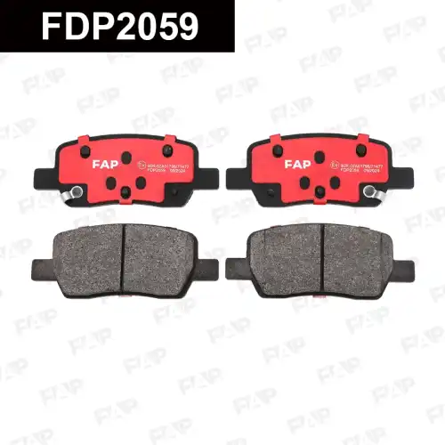 Тормозные колодки дисковые FAP FDP2059