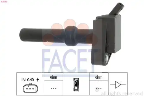 Катушка зажигания 9.6560 FACET
