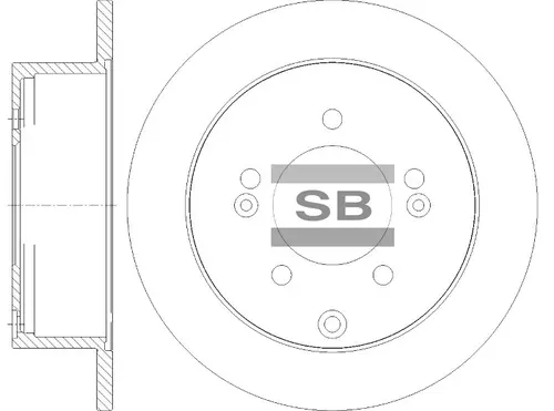 Тормозной диск SANGSIN SD8112