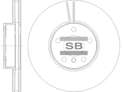 Тормозной диск SANGSIN SD5652