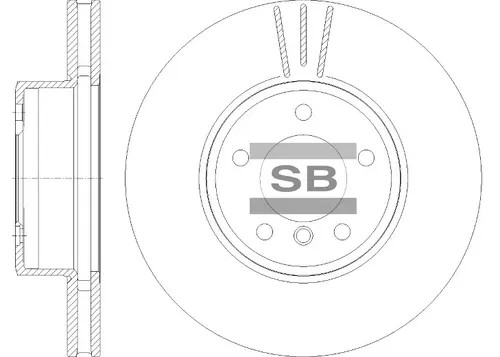 Тормозной диск SANGSIN SD5651