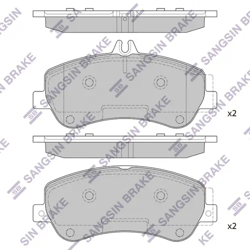 Тормозные колодки дисковые SANGSIN GP2330