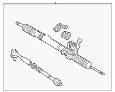 Рулевая рейка MITSUBISHI MR374892