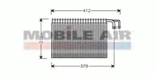 Испаритель кондиционера SCHLIECKMANN 6006V268